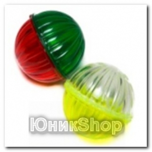 Игрушка Мяч каркасный цветной с колокольчиком пластик 4шт