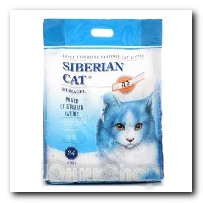 Наполнитель Сибирская Кошка для кошачьего туалета Элита синие гранулы 24л