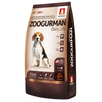Корм Zoogurman Daily Life Индейка для собак средних и крупных пород 20кг