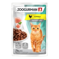Пауч Zoogurman для кошек Курица 85г 30шт
