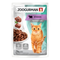 Пауч Zoogurman для кошек Ягненок 85г 30шт