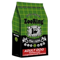 Корм ZooRing для собак Adult Dog (Эдалт Дог) Телятина и рис 10кг с хондрозащитными агентами