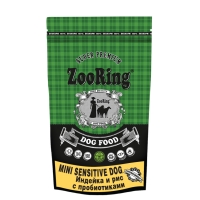 Корм ZooRing для собак Mini Sensitive Adult Dog (Мини Сенситив Эдалт Дог) Индейка и рис 700г c хондроитином и глюкозамином