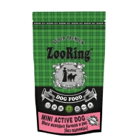 Корм ZooRing Mini Active Dog Дог Мясо молодых бычков и рис без пшеницы 2кг