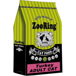Корм ZooRing Adult Cat Индейка 10кг