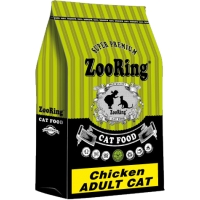 Корм ZooRing для кошек Adult Cat Chicken (Эдалт Кэт Цыпленок) 10кг
