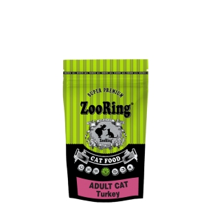 Корм ZooRing Adult Cat Индейка 350г