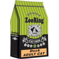 Корм ZooRing Adult Cat Утка 10кг