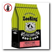Корм ZooRing для кошек Adult Cat Turkey Salmon Grain free (Эдалт Кэт Индейка и Лосось) 10кг (без пшеницы)