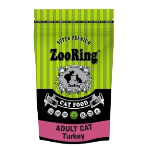 Корм ZooRing для кошек Adult Cat Turkey (Эдалт Кэт Индейка) 1,5кг