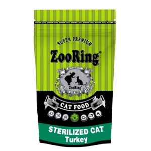 Корм ZooRing Sterilized Cat Индейка 1,5кг