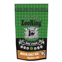 Корм ZooRing для собак Medium Adult Dog (Медиум Эдалт Дог) Индейка и рис 2кг