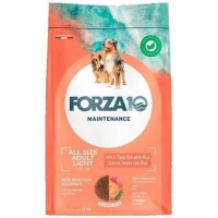 Корм Forza10 Light Adult All SizeTuna Rice Tonno Riso Низкокалорийный тунец и рис 12кг